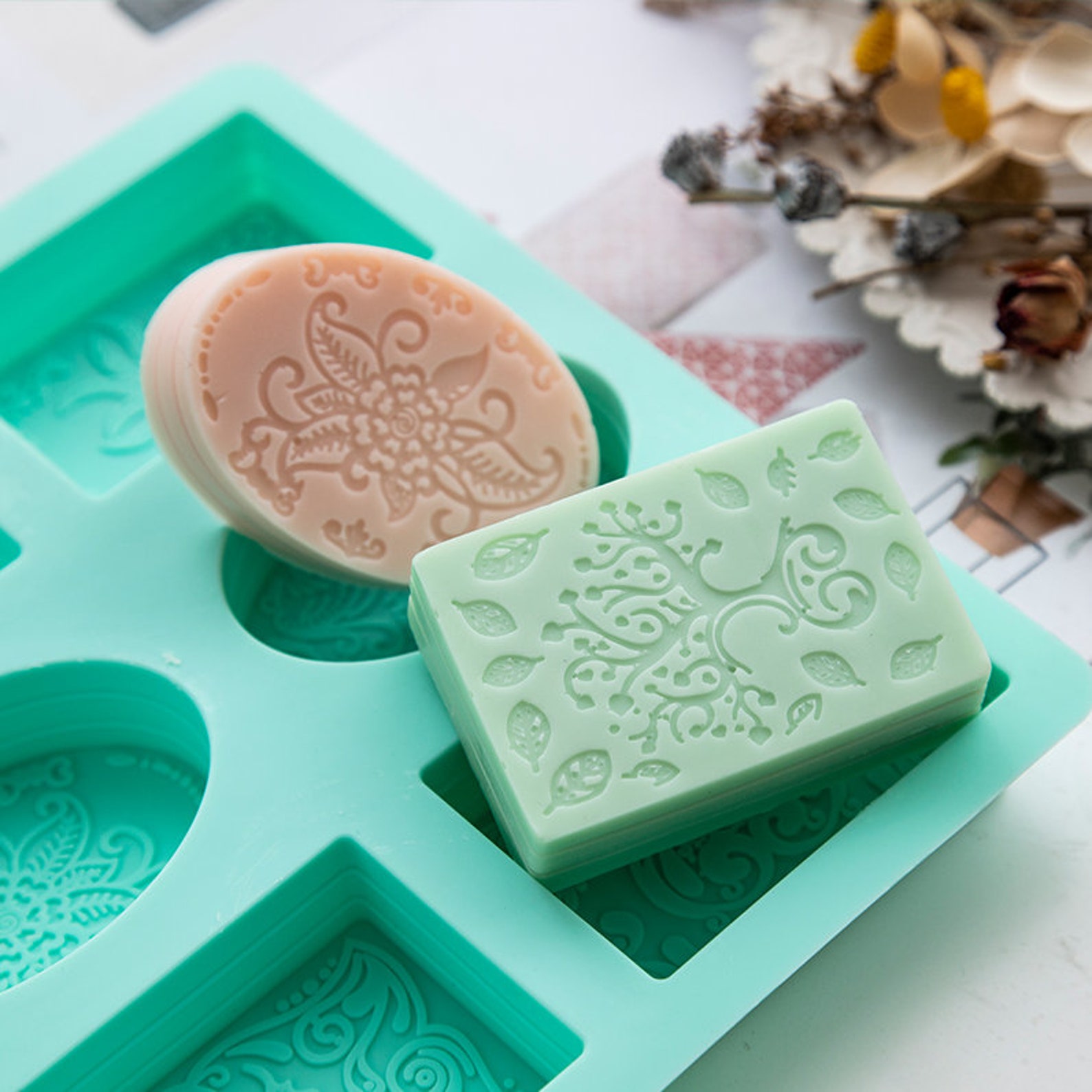 Silicone Mold Soap Mold Soapmaking Supplies DIY Soap Maker Etsy