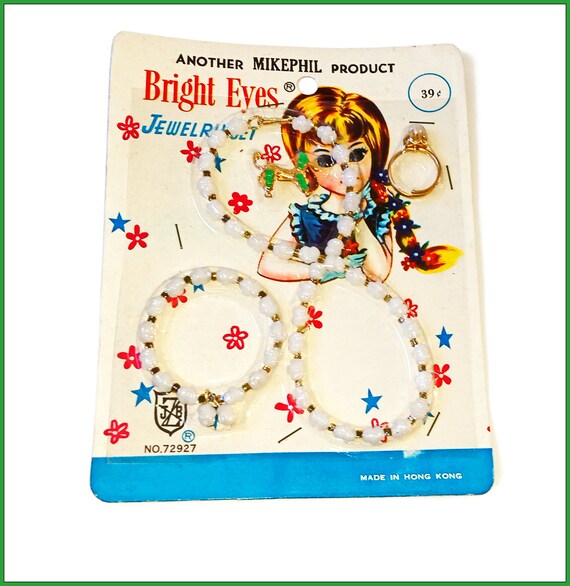 NOS- 1960s Toy Jewelry Kit by Bright Eyes, Girls … - image 6