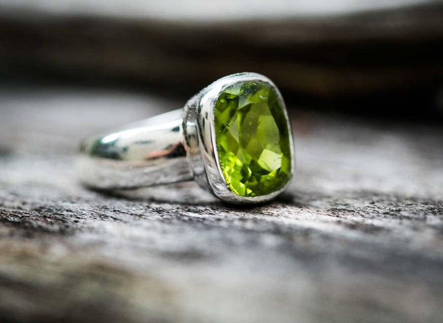 Peridot Ring Size 5 6 7 8 9 Peridot Ring 5 9 5 Peridot Ring Etsy