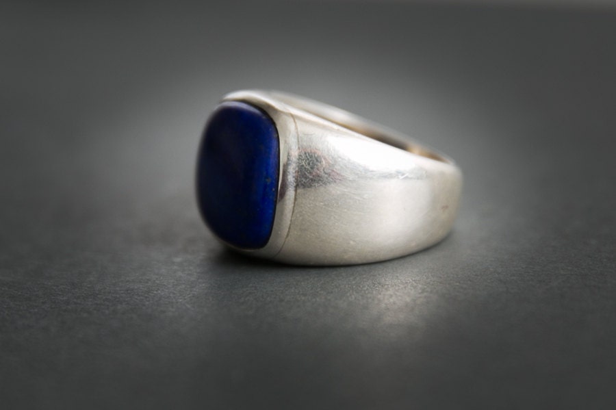 Lapis Ring Size 9 10 11 12 13 Lapis Lazuli Mens Ring Sizes | Etsy