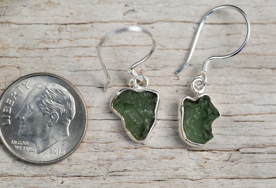 Moldavite earrings deals