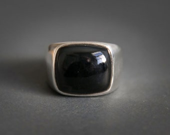 Onyx Ring Size 7 thru 11 Onyx Mens Ring size 7-11 - Mens Onyx Ring - Unisex Ring - Onyx Jewelry - Silver Onyx Ring - Mens Onyx Ring - Unisex