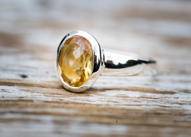 Citrine Ring 5.5 thru 8 Citrine Ring beautiful citrine sterling silver Citrine Ring Citrine Ring size 5.5-8 november birthstone