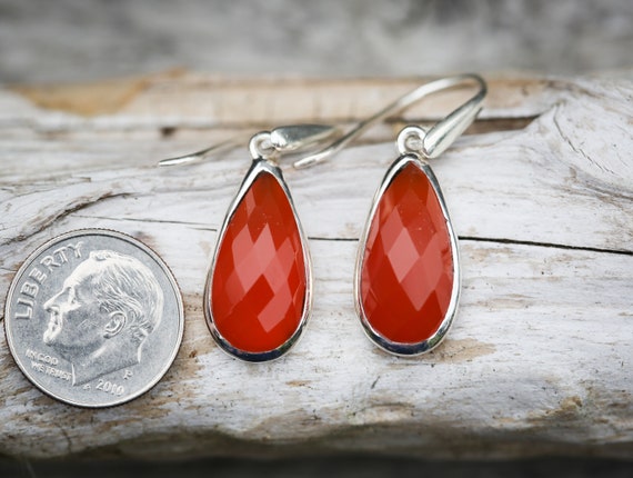 Carnelian hotsell drop earrings