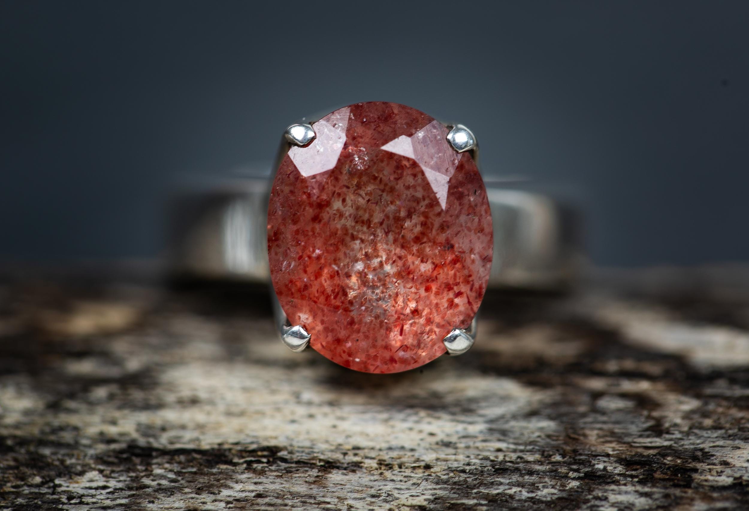 Fire Quartz Ring - Etsy
