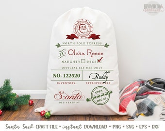 Download Santa Sack Svg Etsy