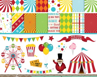 carnival backgrounds etsy