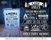 Download Camping Bucket Svg Camping Glow Bucket Cut File Camp Rules Svg Camping Svg Camping Cut Files Camp Cu Files By Browncow Creatives Catch My Party