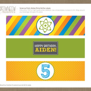 PRINTABLE Science Party Decoration Kit image 5