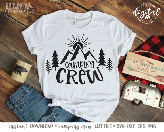 Download Camping Crew Svg Camping Crew Cut File Camp Crew Cut File Camping Svg Camping Cut File By Browncow Creatives Catch My Party