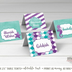 Mermaid Birthday Party Decorations, Under the Sea Party Decorations ...