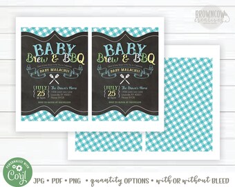BBQ & Brew Baby Shower Invitation, Boy Baby Shower Invitation, Couples Baby Shower Invitation, Baby Q Invitation, Editable, Instant Access BBQ & Brew Baby Shower Invitation, Boy Baby Shower Invitation, Couples Baby Shower Invitation, Baby Q Invitation, Editable, Instant Access