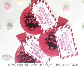Editable Valentine Gift Tags, Kids Personalized Gift Tag (Instant Download)