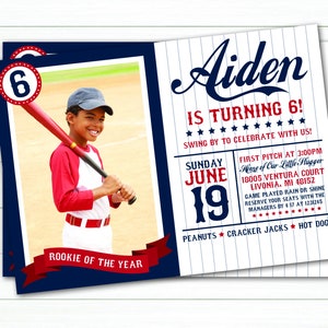 PRINTABLE Baseball Invitation image 2