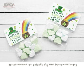 St. Patrick's Day Treat Topper Gift Tag (Instant Download)
