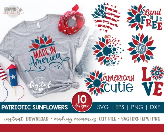 Free Free 209 4Th Of July Sunflower Svg Free SVG PNG EPS DXF File