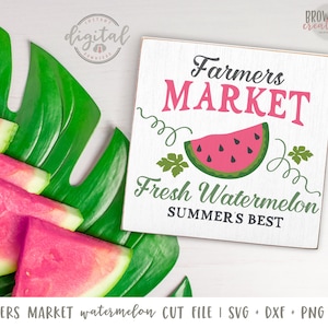Farmhouse Fresh Watermelon Sign SVG/Cut File DIGITAL FILE