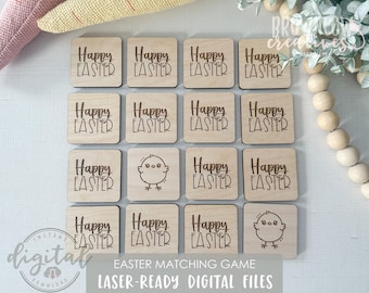 Easter Matching Game Laser Cut File (SVG, PDF, DFX)