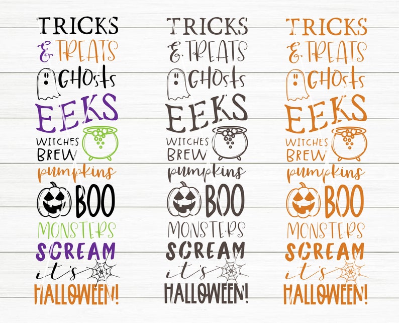 Download Halloween Vertical Porch Sign SVG Halloween Subway Art ...