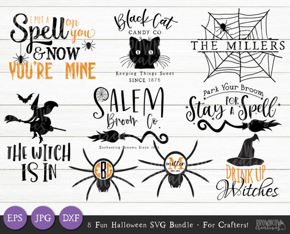 Download Halloween Svg Bundle Halloween Craft File Bundle Halloween Signs Svg Bundle Vintage Halloween Signs Svg Files Cut Files By Browncow Creatives Catch My Party