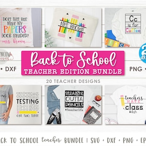 Back to School/Teacher SVG Bundle, Teacher Gift SVGs, School SVGs, DIGITAL DOWNLOAD