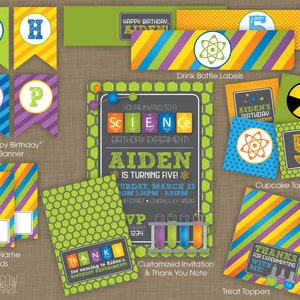 PRINTABLE Science Party Decoration Kit