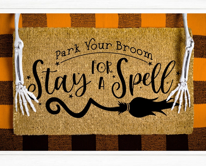 Download Broom Parking SVG File Halloween SVG Cut File Halloween ...