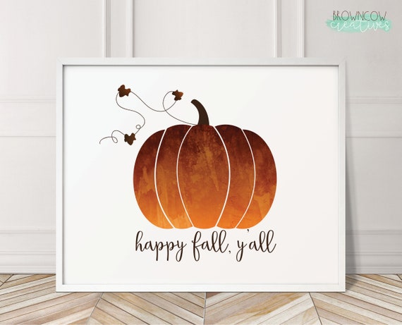 Autumn printable wall art Instant Download