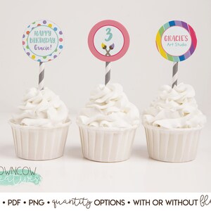 Editable Painting Party Printables, Art Party Decor, Painting Party ...