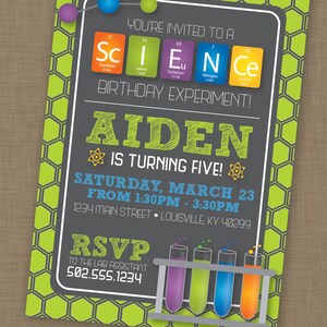 PRINTABLE Science Party Decoration Kit image 2