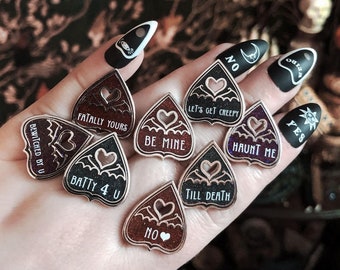 Planchette Valentines - Mini Enamel Pins