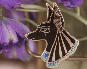 Anubis, Ancient Egyptian God of the Dead - Enamel Pin