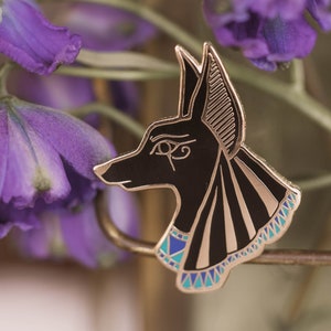 Anubis, Ancient Egyptian God of the Dead - Enamel Pin