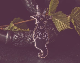 Ghost Goat - Halloween Enamel Pin Collection *packaged with lavender*