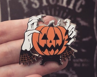 Visions of Halloween - Halloween Enamel Pin Collection *packaged with lavender*