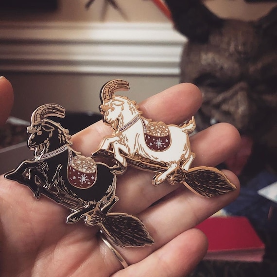 Julbock's Flight - Yule Goat enamel pin