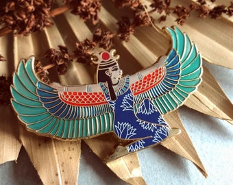 Winged Isis - Egyptian Goddess - Ancient Egypt Collection Enamel Pin