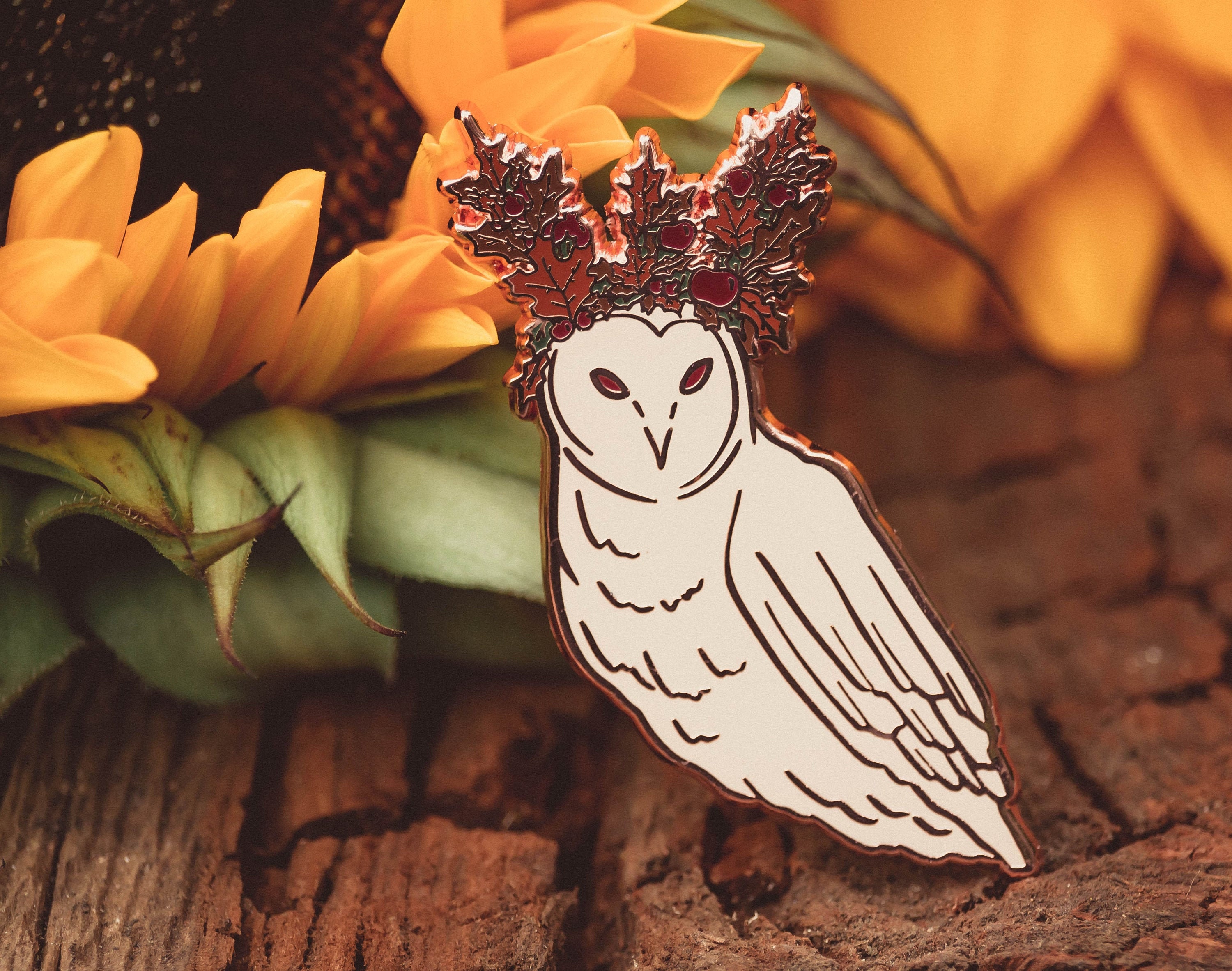 Mabon Owl - Enamel Pin