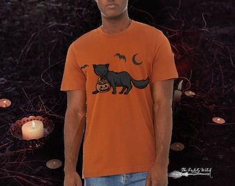 Trick-or-Treat Kitty - Unisex Tee