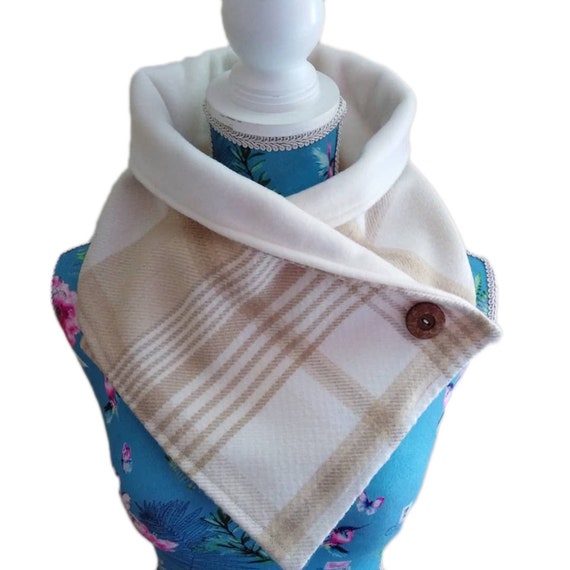 Cream tartan scarf 2025