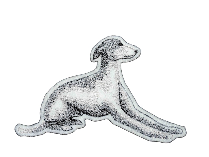 Greyhound patch dog patches embroidered patches greyhound  etsy