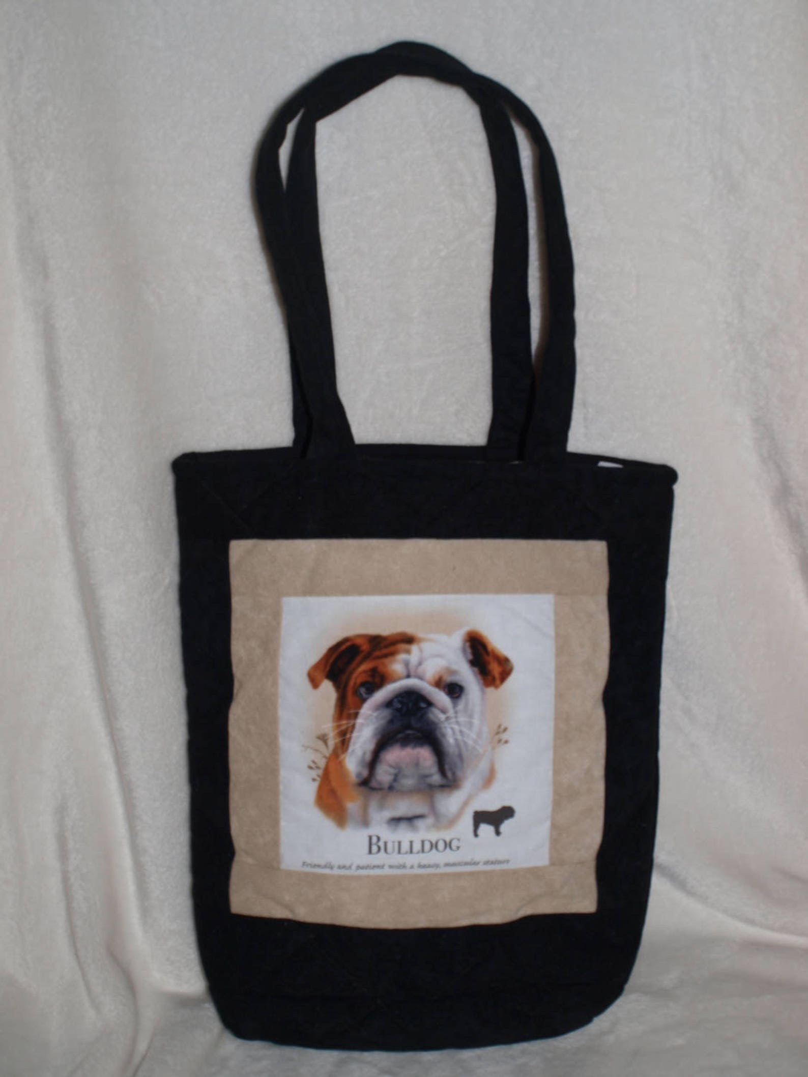 Bulldog Bag British Bulldog quilted bag British Bulldog Bag Etsy