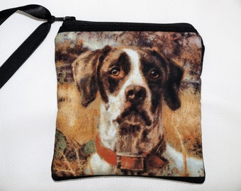Handmade Springer Spaniel Cotton Coin Purse: Dog Lover Gift