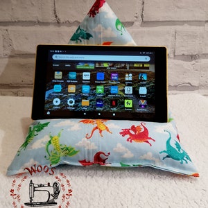子供用 iPad ホルダー、タブレット フォン ビーンバッグ クッション ピロー スタンド ホルダー、iPad Kindle リーダー、タブレット スタンド、Kindle クッション、デバイス ピロー クッション