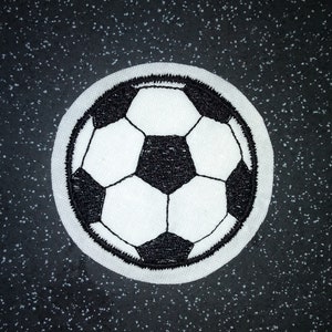football, football patch, small patch, iron on football, sew on patch, sports decorative, ball sew on, small football