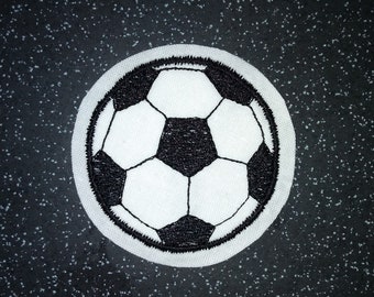 Football Patch: Embroidered Iron-On Sports Applique (2.5 inch)