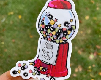 Soot Sprite Candy Machine Sticker