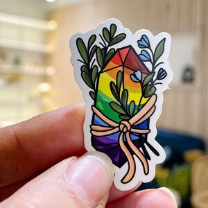 Rainbow Crystal Sticker