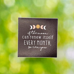 Moon Renews Sticker
