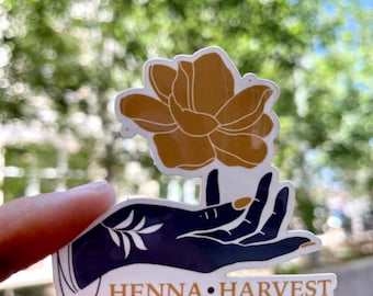 Henna Harvest Vinyl Sticker